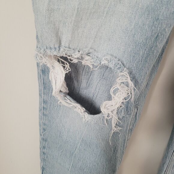 Abercrombie & Fitch The 90s Straight Ultra High Rise Curve Love Jeans Sz 29/8 S - Picture 2 of 5